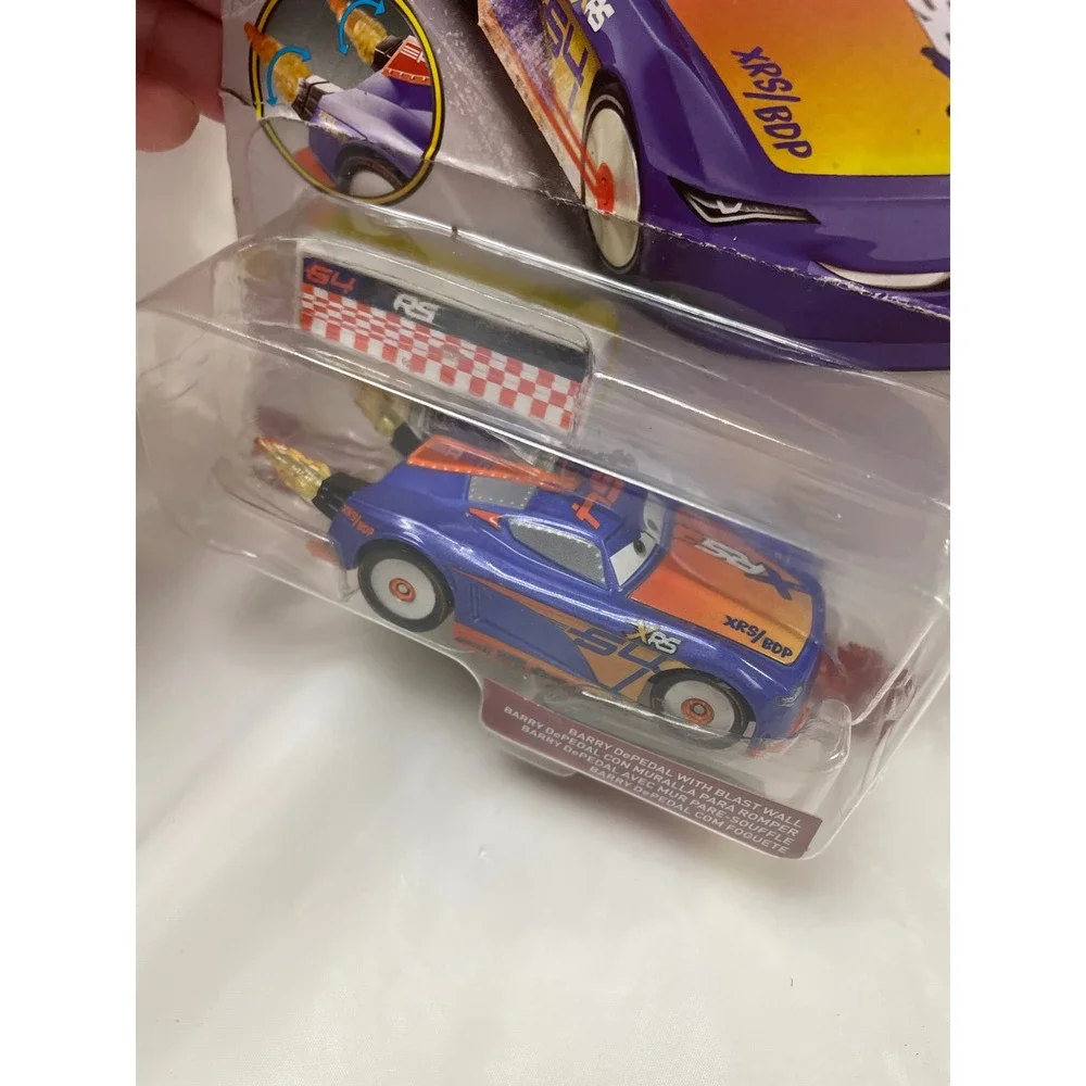 Disney Pixar Cars XRS Rocket Racing Barry DePedal Purple Orange Mattel GKB91